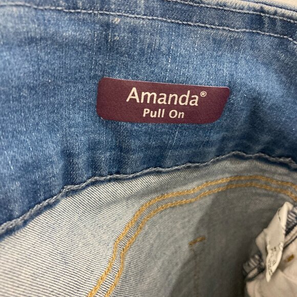 New Gloria Vanderbilt Jeans size 10 Blue High Rise Stretch Comfy Pull-on - Picture 3 of 10